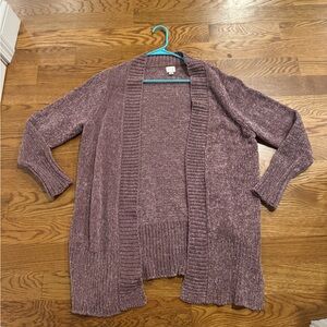 a new day Purple Women's Cardigan Sweater